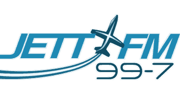 JETT FM 99-7 or 99-7 JETT FM logo