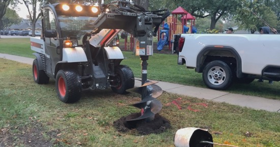 Grand Island Plants Ten Free Trees in Broadwell Park