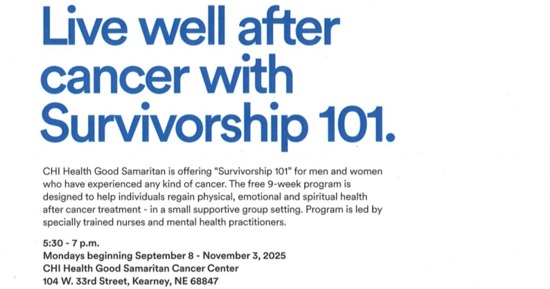 Good Samaritan cancer rehab program starts Sept. 8