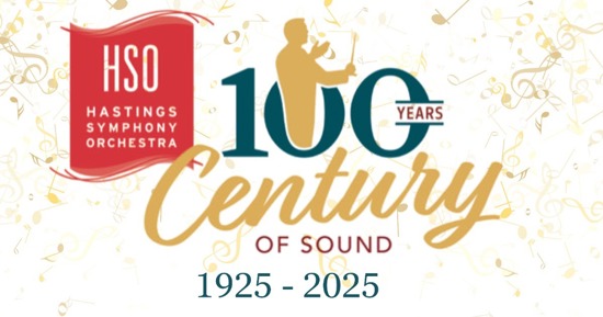 Hastings Symphony Orchestra celebrates 100th season “A Century of Sound” in 2025-2026. 
